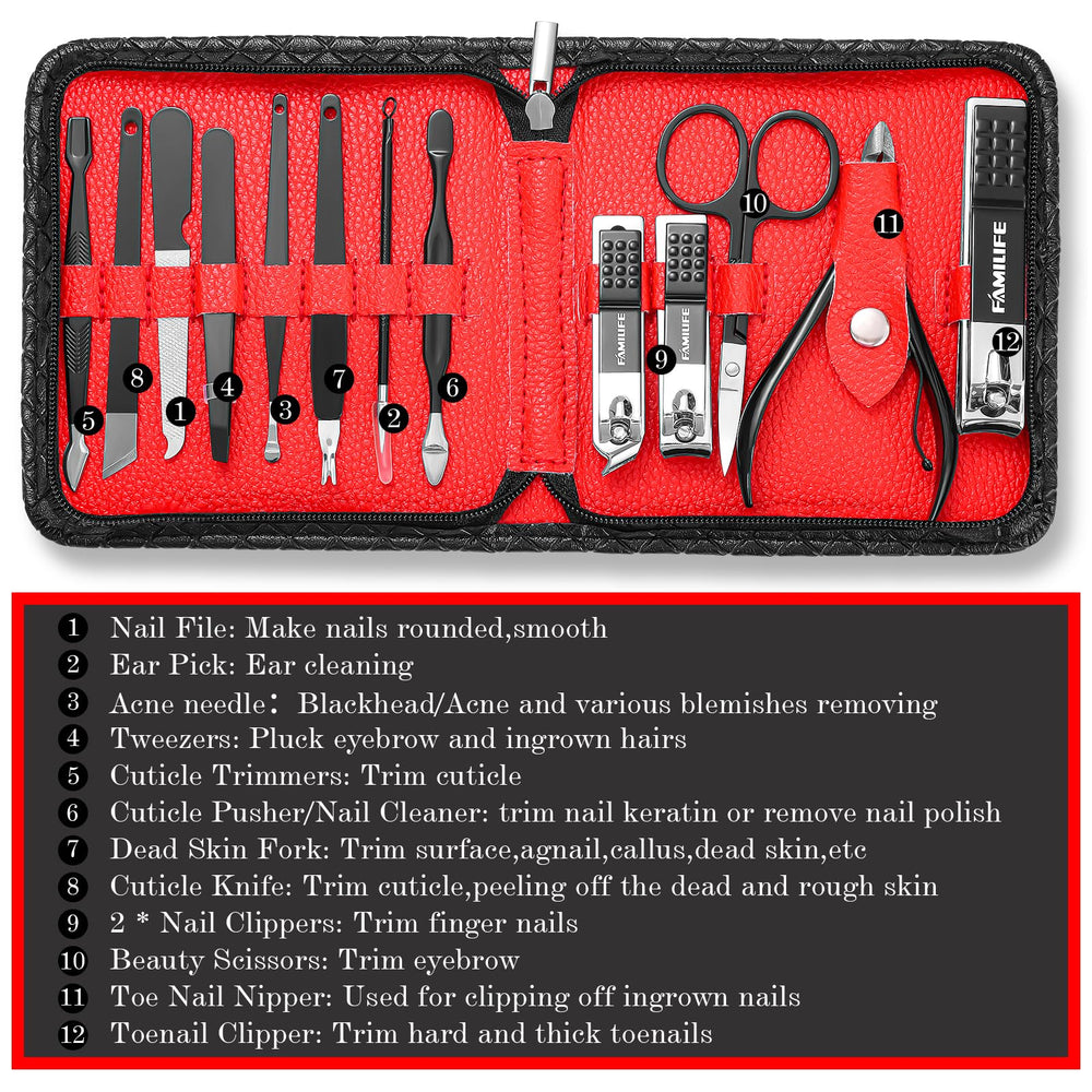 FAMILIFE multi-function-scissors versatile tool for nails and trimming.