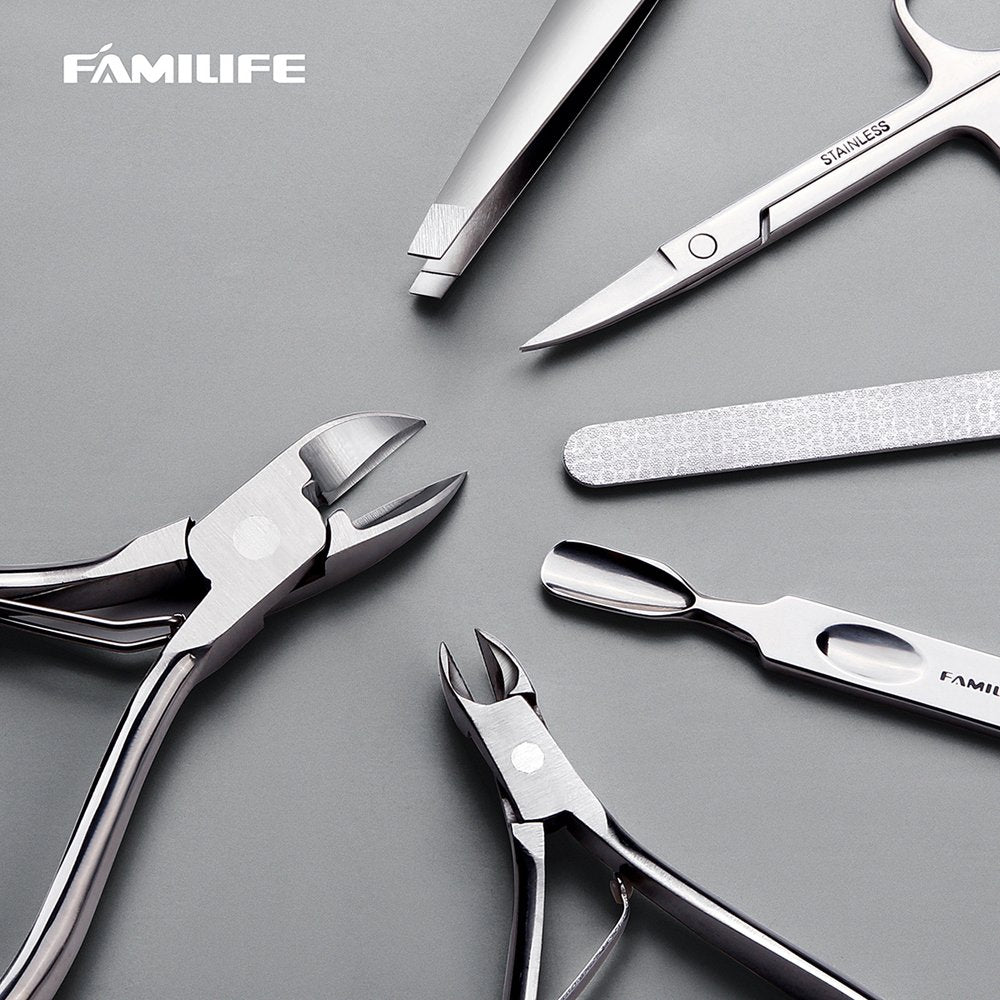 FAMILIFE nail file stainless steel for smoothing edges and finishing touches.
