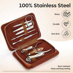 FAMILIFE stainless steel nail clippers for durable, precise trimming.