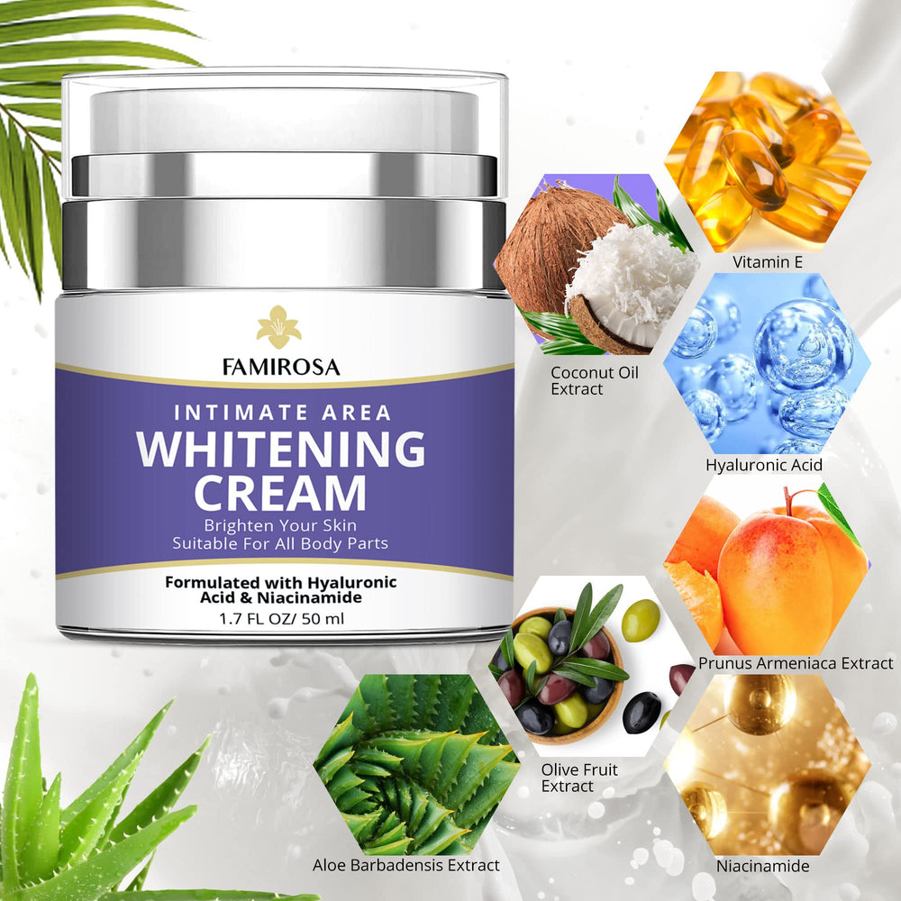 FAMIROSA Private parts intimate-skin cream tube suggests comfortable application on sensitive areas.