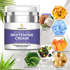 FAMIROSA Private parts intimate-skin cream tube suggests comfortable application on sensitive areas.