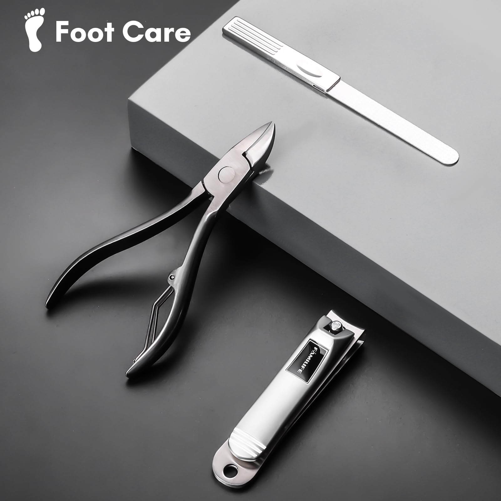 FAMILIFE nail file for smooth, salon-like nail shaping.