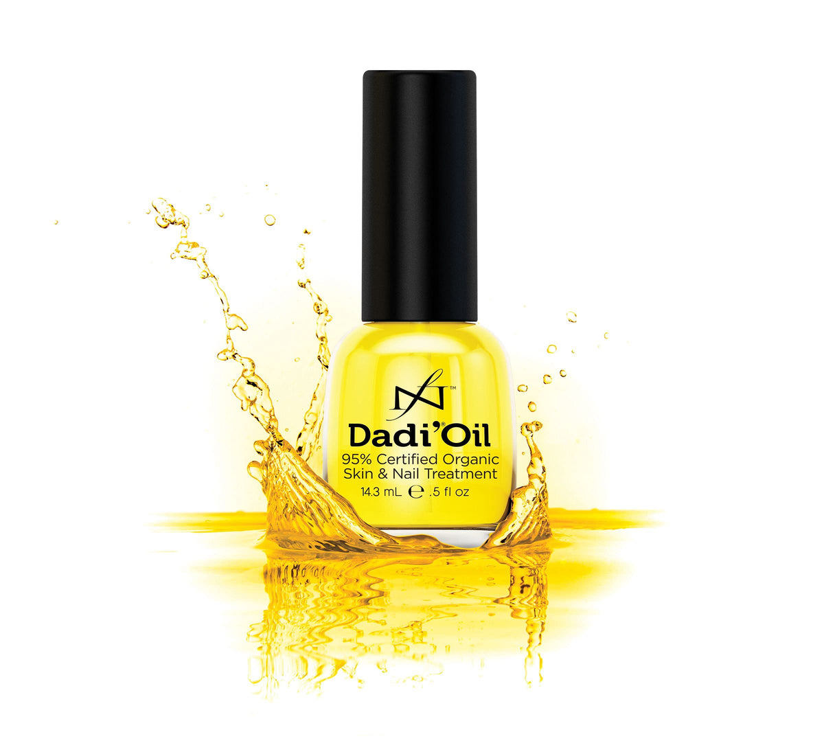 Famous Names Dadi Nail Cuticle Oil bottle for quick, non-greasy hydration.