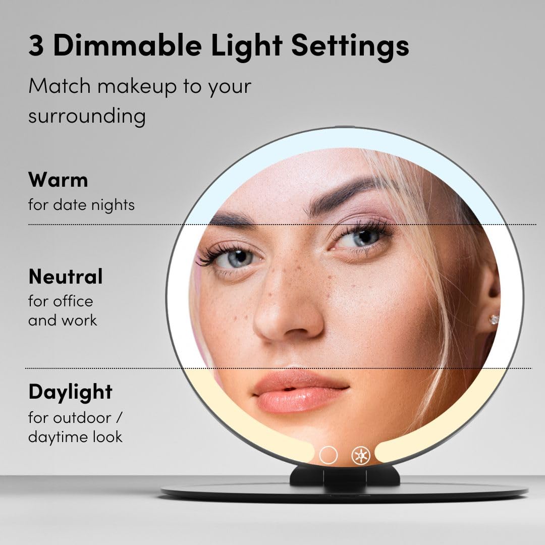 Fancii Abigail 46 LED lights provide bright, even lighting.