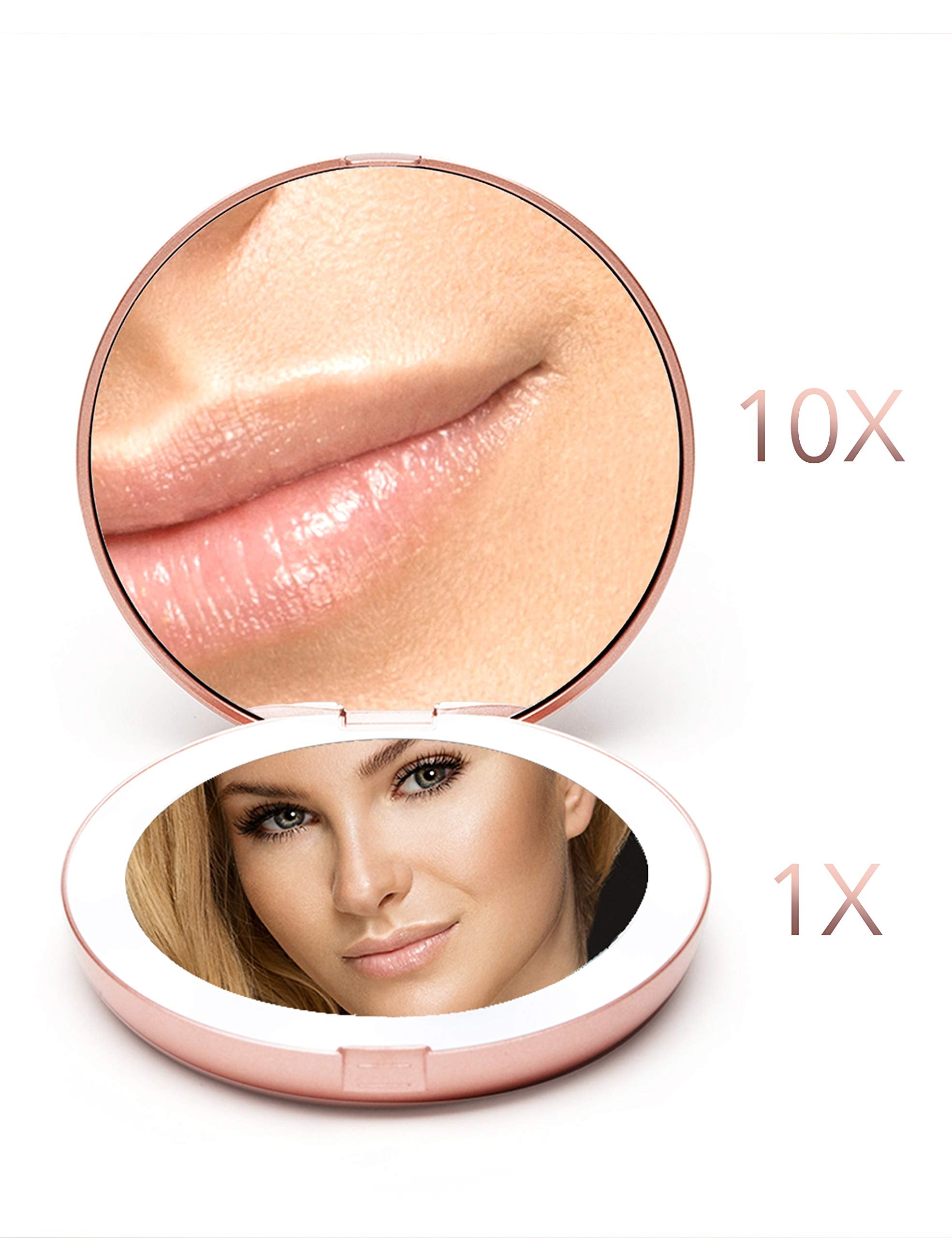 Fancii Lumi 10x magnification detail for brows and eyeliner