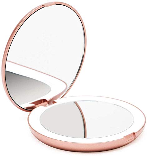 Fancii Lumi LED daylight lighting closeup in rose gold