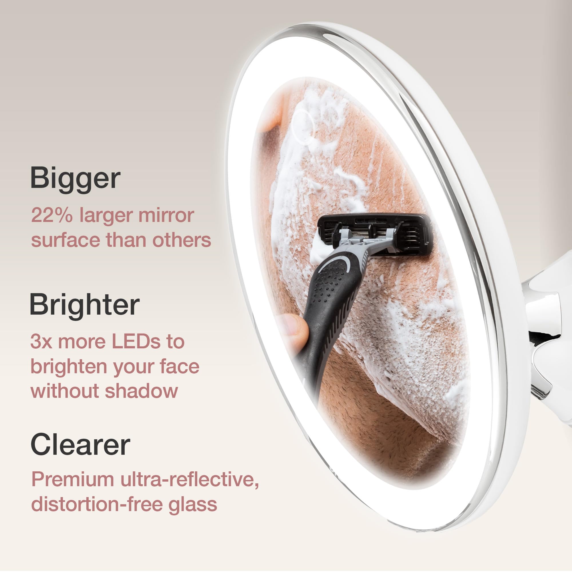 Fancii Luna 2 locking suction cup holds securely on smooth surfaces.