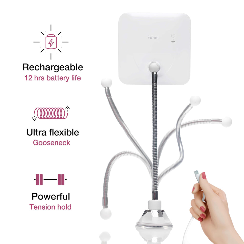 Fancii Mira 2 Plus cordless operation with long charge for convenient grooming anywhere.