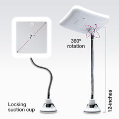 Fancii Mira 2 Plus LED light settings for color-accurate makeup.