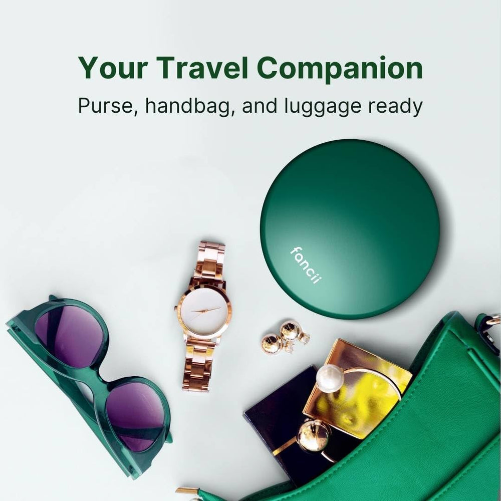 Fancii Taylor compact travel mirror fits purses for easy grooming