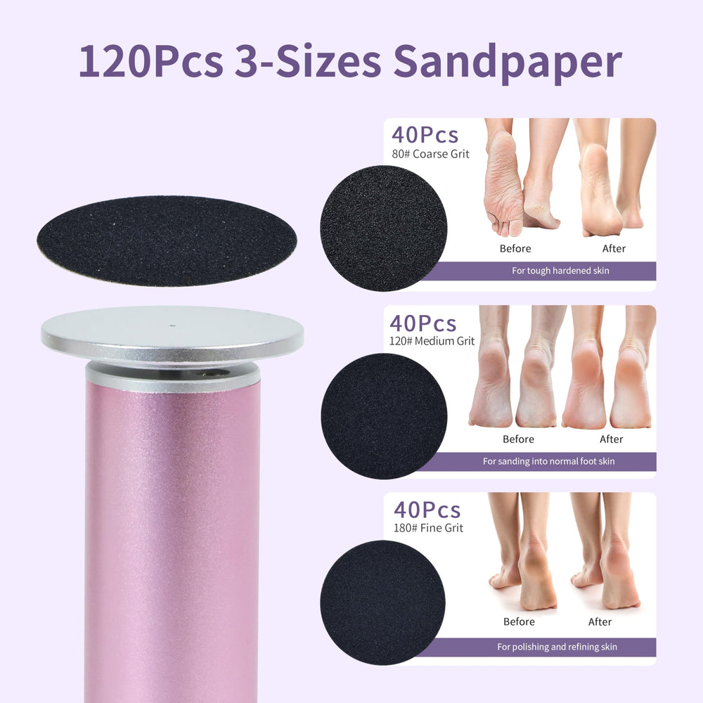 FancyJun electric foot callus remover side view highlights slim profile and secure grip