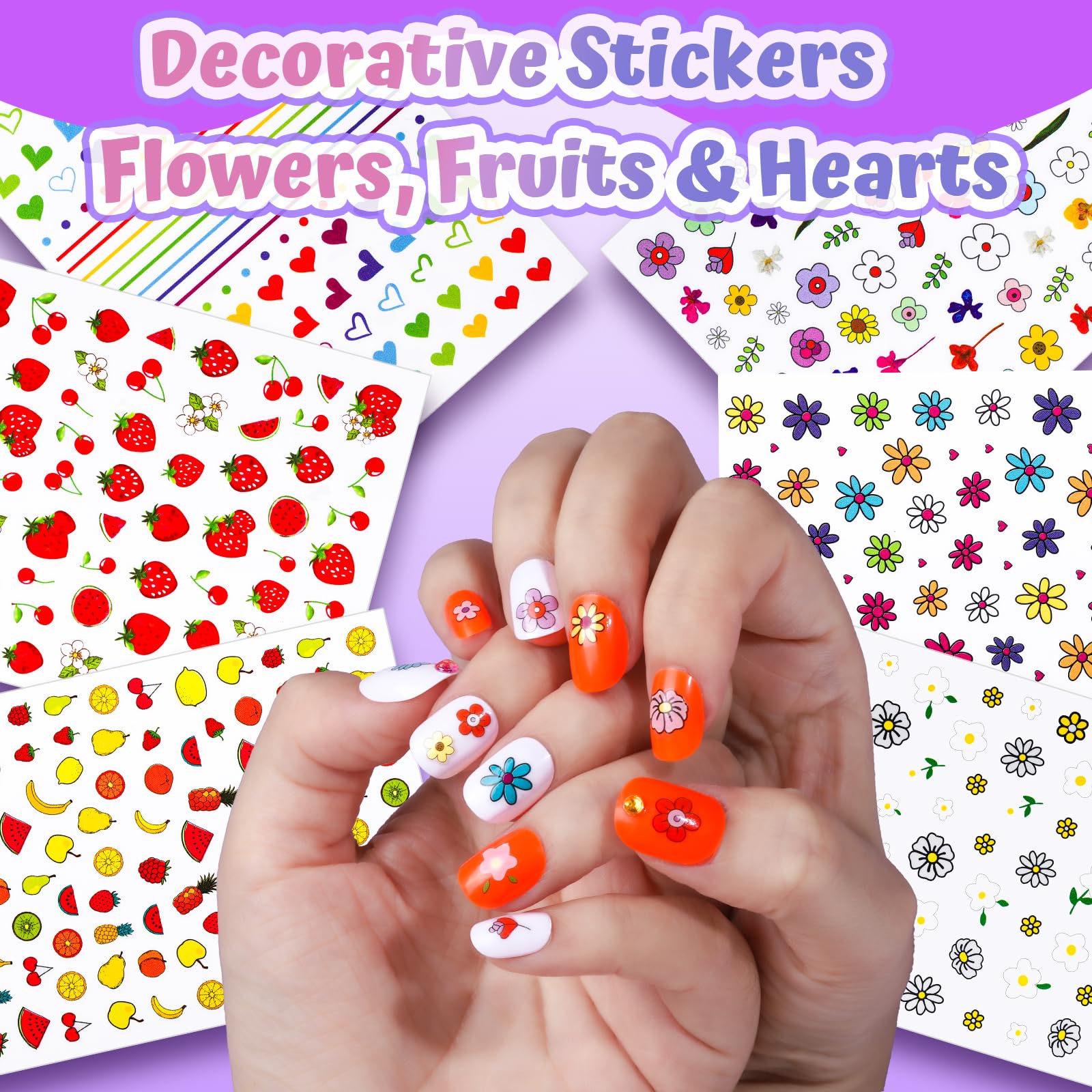 FANDAMEI 3D rhinestones with mermaid scales and geometric shapes catch light