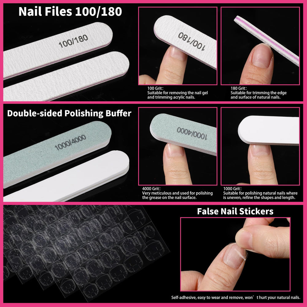 Fandamei foil flakes and gems for glamorous nail accents.