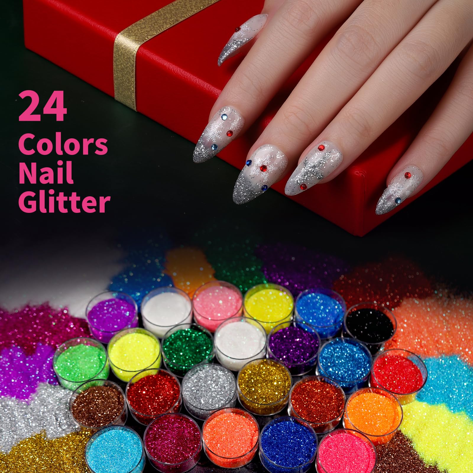 Fandamei nail stand with magnetic base for easy nail art setup.