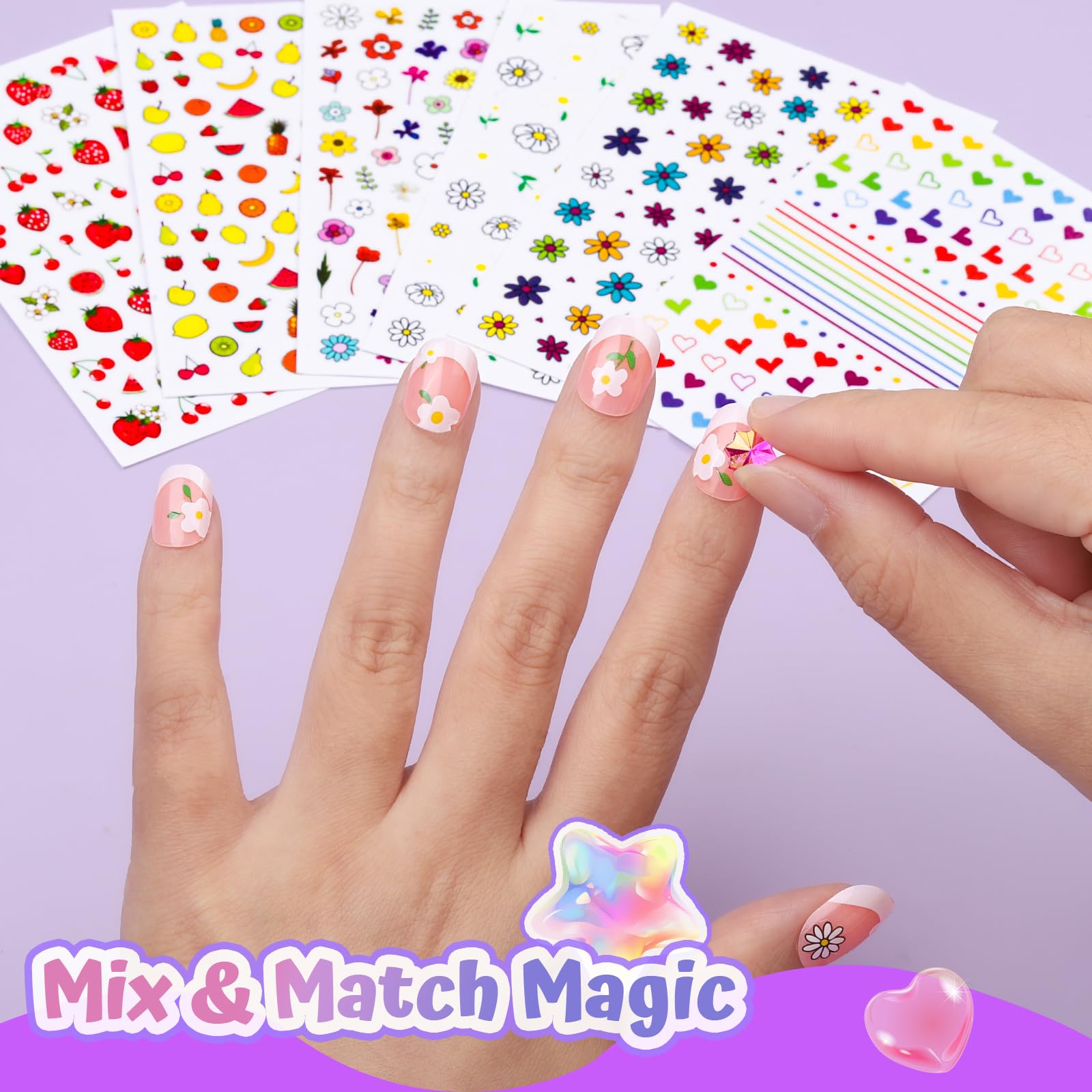 FANDAMEI rounded edge nails prevent snags during play and writing