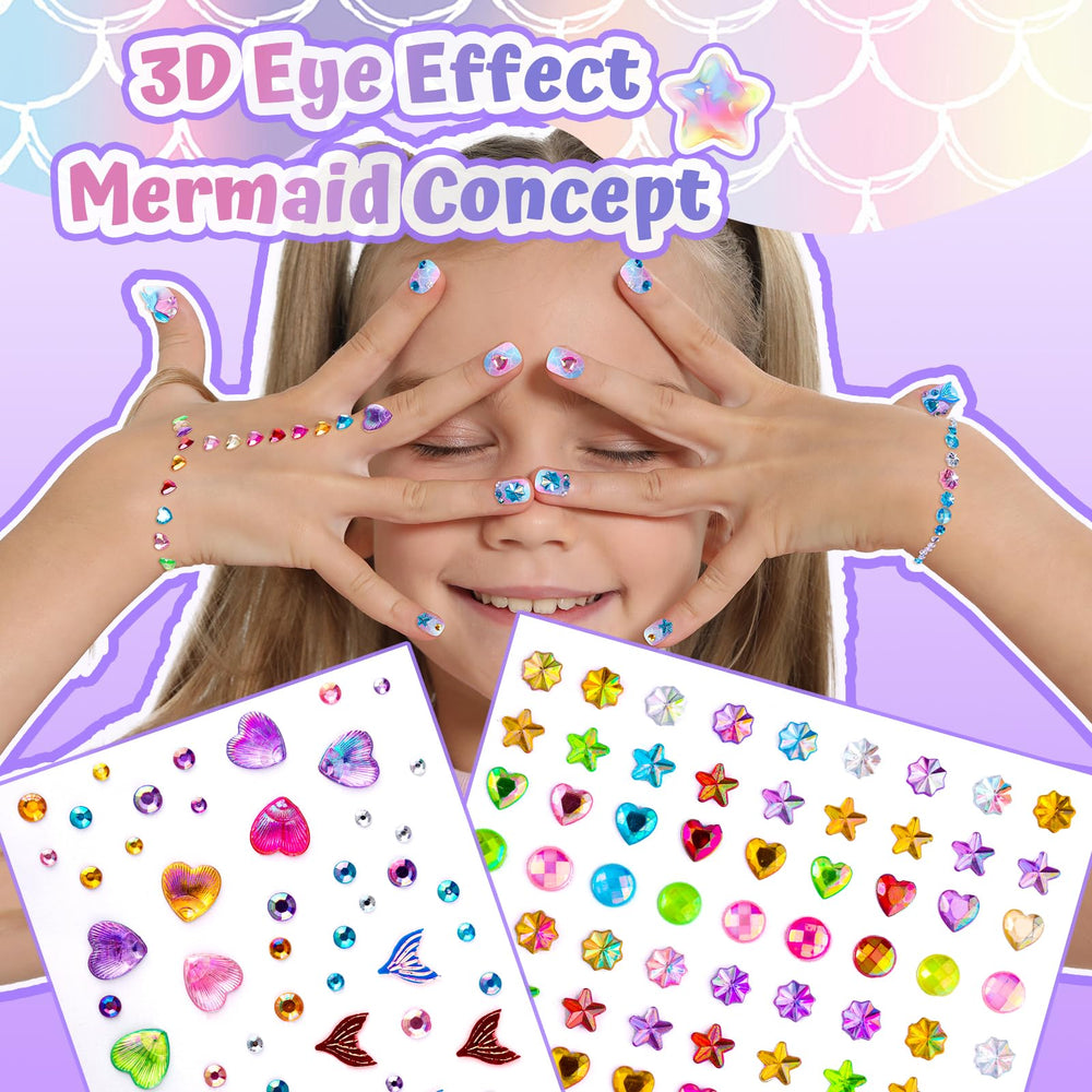 FANDAMEI self adhesive tabs included for easy, glue-free application