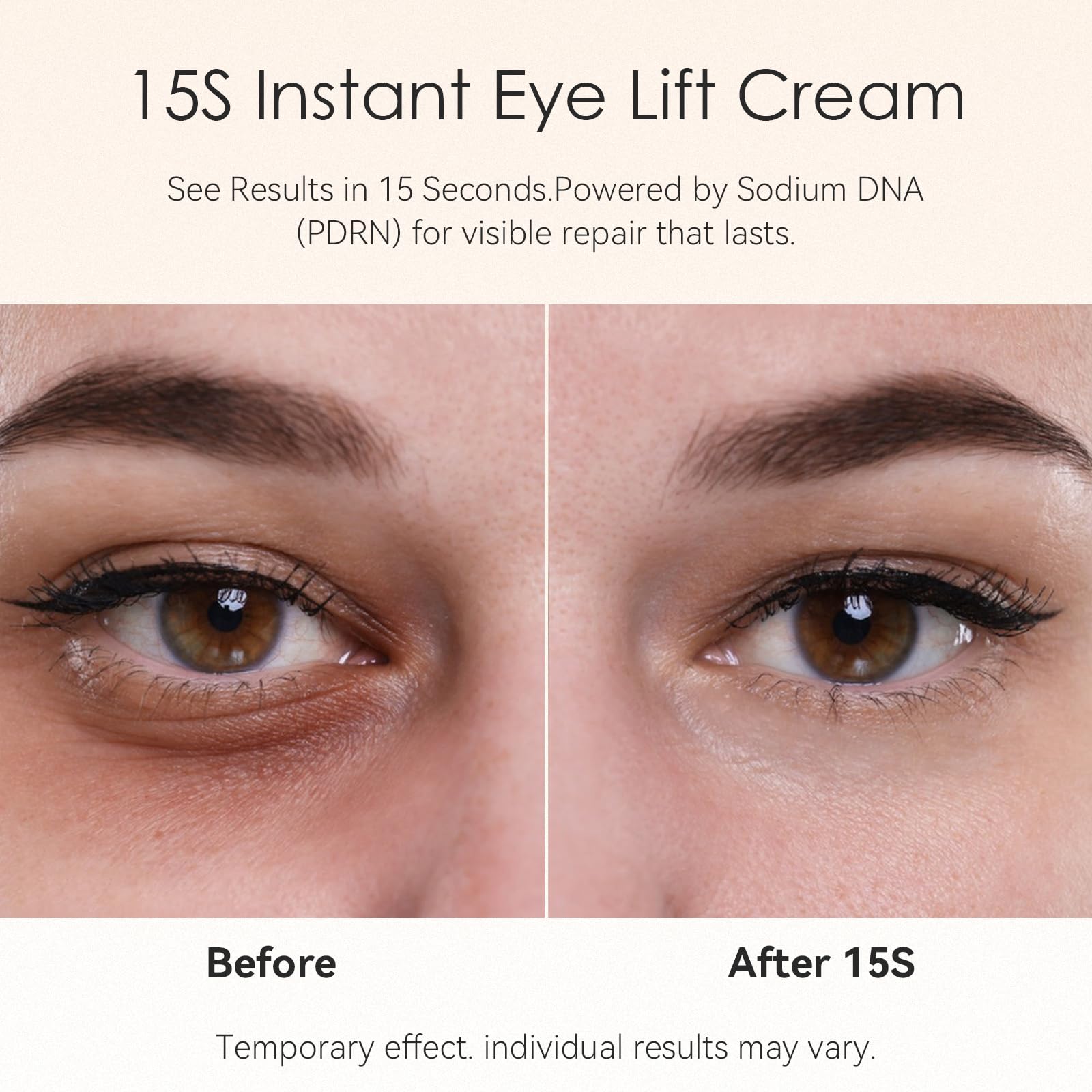 Fankr Sodium DNA renewal highlights renewal support for tired-looking eyes.