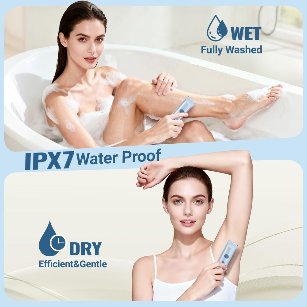 FANKRUAI bikini trimmer battery life 90 minutes showing long-lasting power.