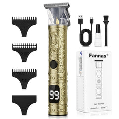 Fannas Hair Clippers cordless design for travel ease and mobility