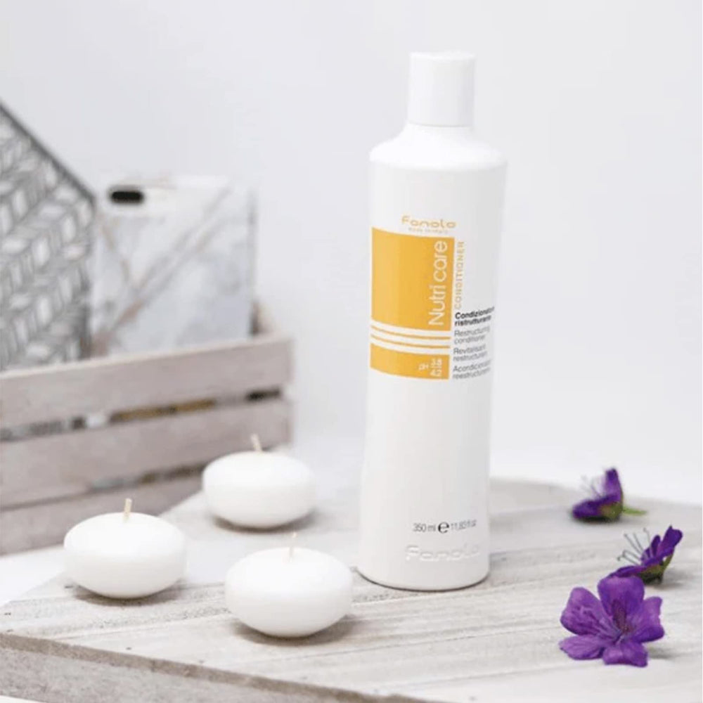 Fanola No Yellow Shampoo anti-brass toning preserves desired blonde shade.