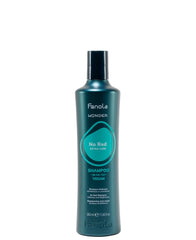 Fanola Wonder No Red Shampoo bottle featuring vegan, color-safe formula for brunette hair.