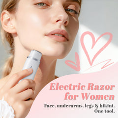 Fanovae bikini trimmer face and body use demonstrates versatile grooming for various zones.