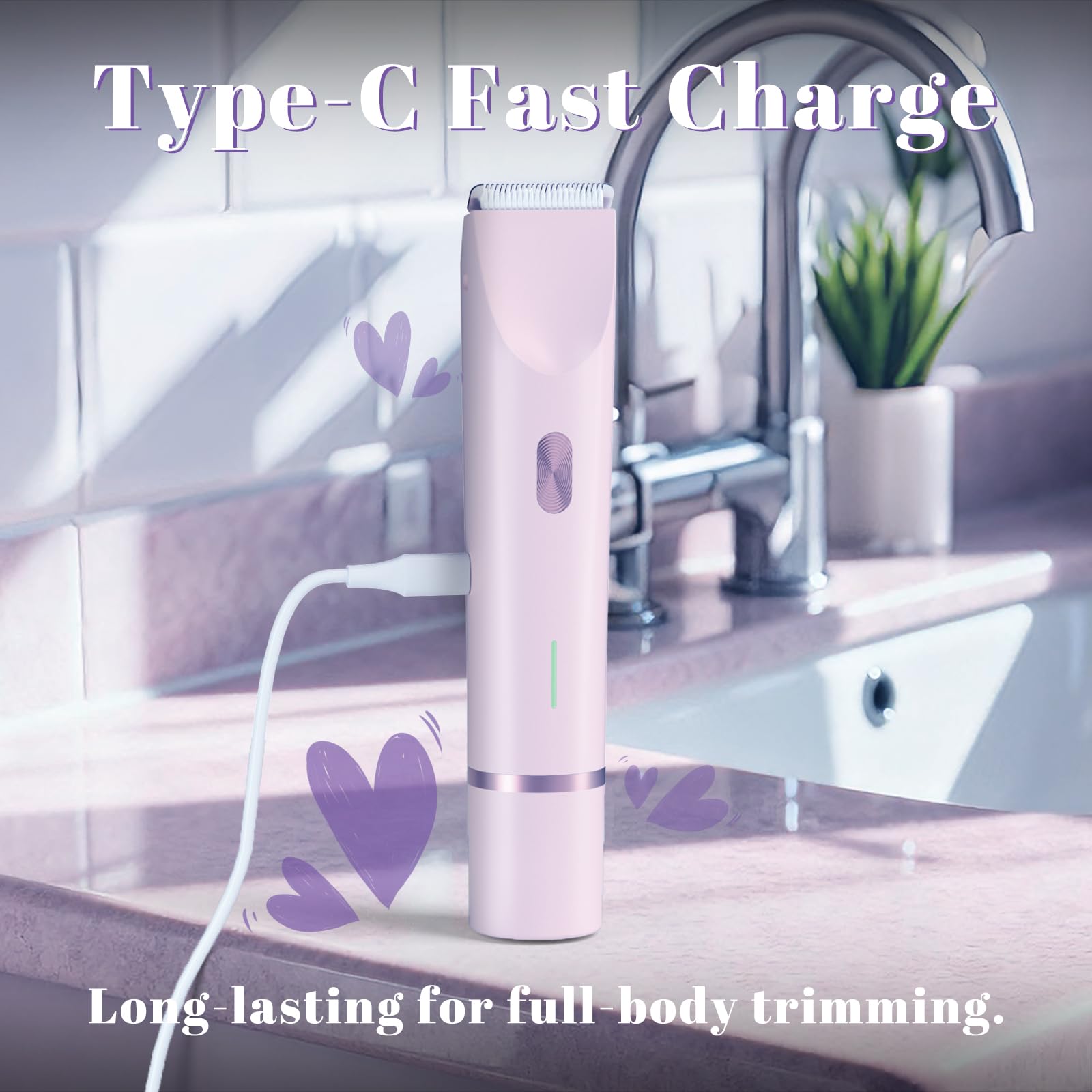 Fanovae Bikini Trimmer Lavender gift-ready packaging