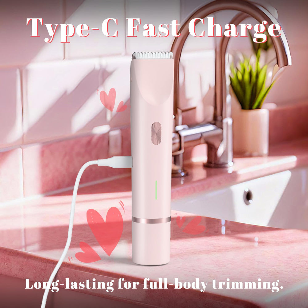 Fanovae bikini trimmer Petal Pink gift-ready packaging for holidays