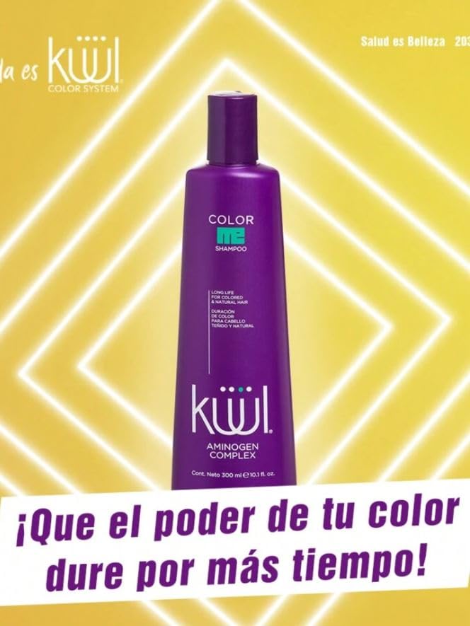 Fantasy Nails Kuul Color Me Matizant Shampoo for bleached hair reveals subtle color refresh.
