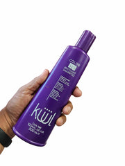 Fantasy Nails Kuul Color Me Matizant Shampoo front label highlights bold color maintenance for gray and blond hair.