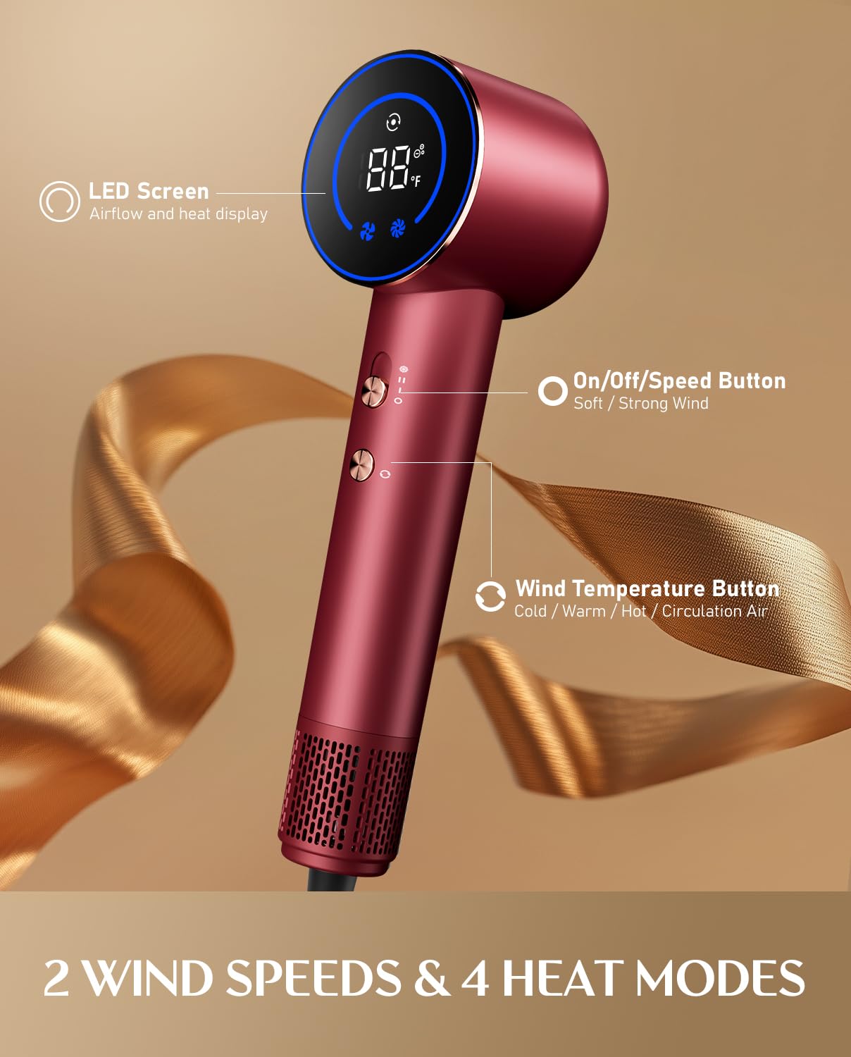 Fanttik Solo Aquaglow ions balance static and reduce frizz for smoother hair