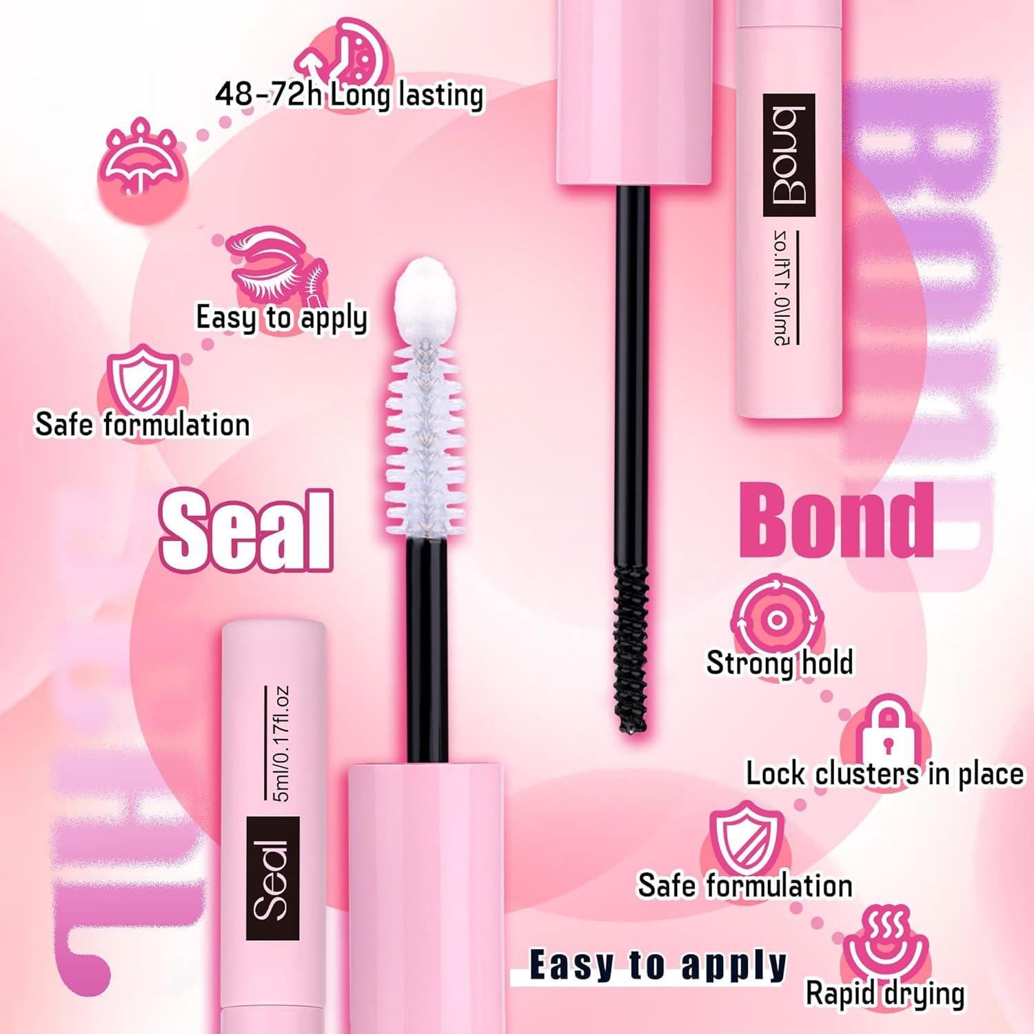 Fanxiton-lash-bond-seal for sweatproof, long-lasting wear.