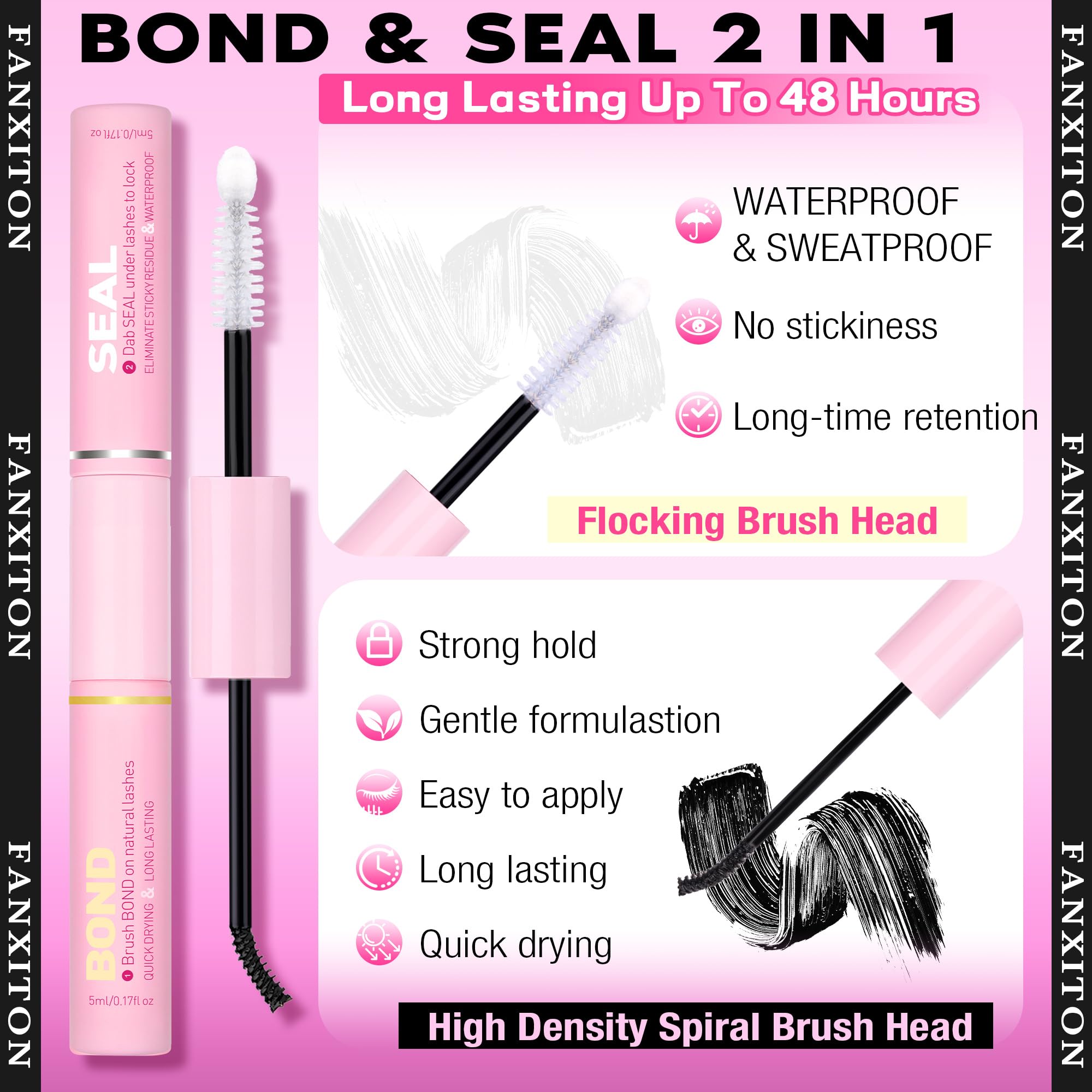 FanXiton 8-lengths 9-16mm range for personalized style.