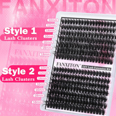 FANXITON cat-eye and circle layouts shown for dramatic effects.