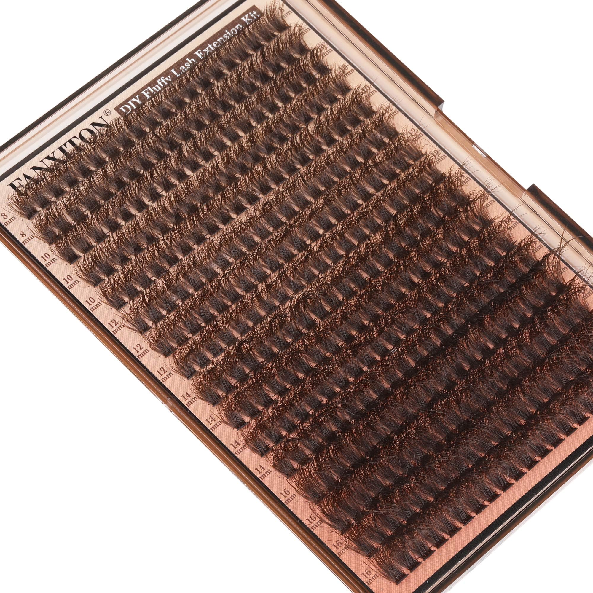 FANXITON cat-eye look options with brown clusters