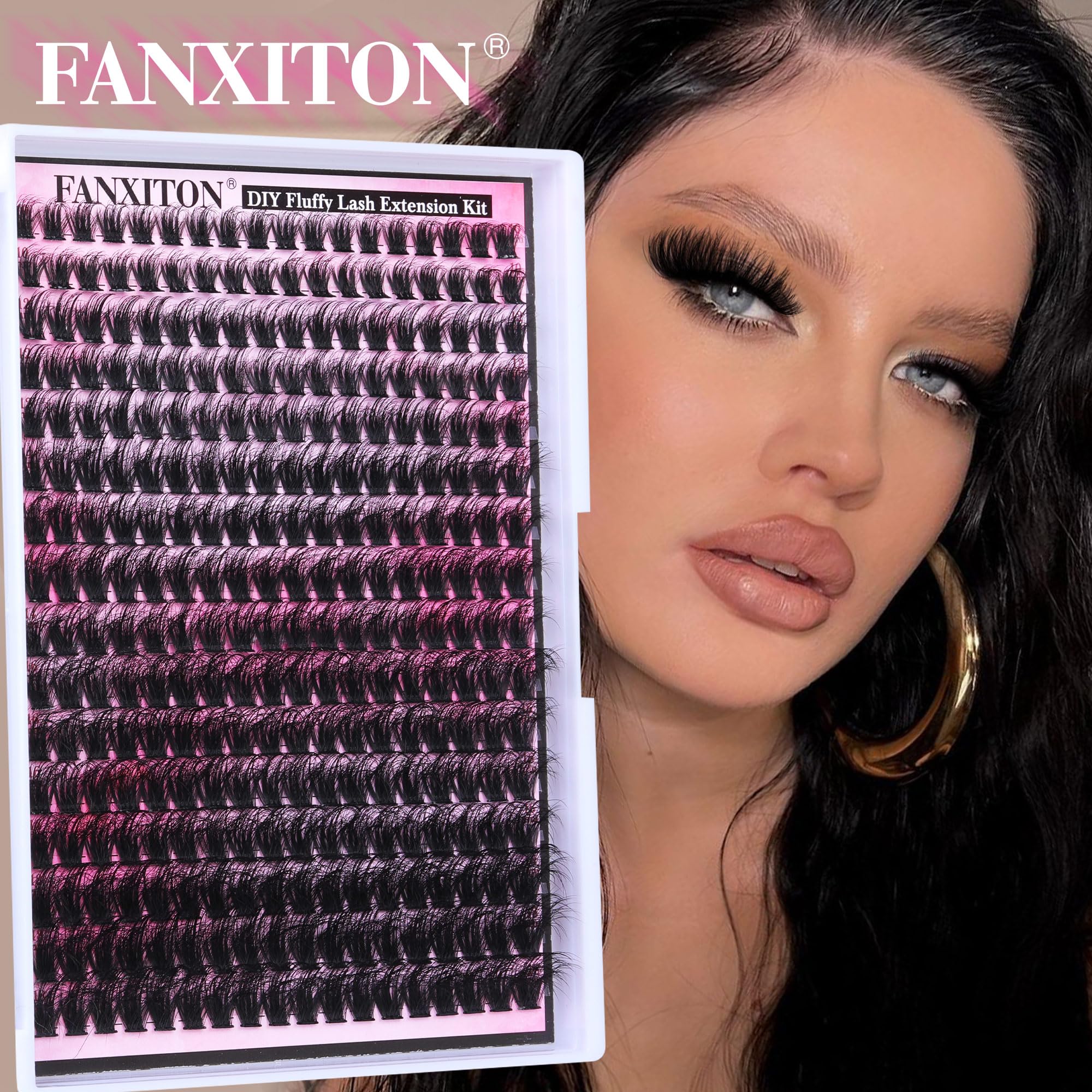 FANXITON instruction manual guides beginners through DIY lash application.