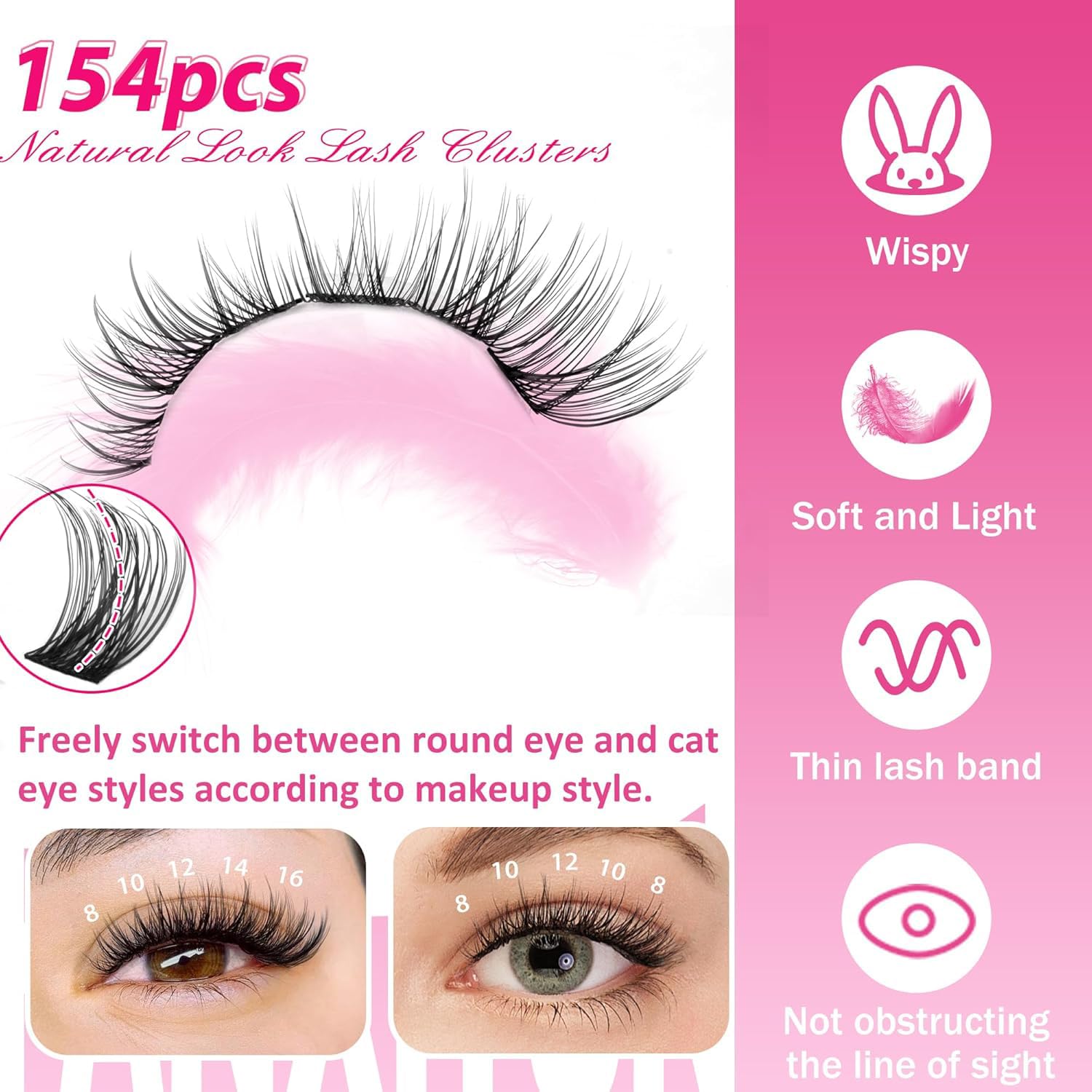 Fanxiton-precision-eyelash-tweezers for safe lash placement.