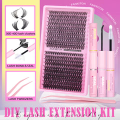 FanXiton wispy lashes 30d 40d close-up offering lightweight density.
