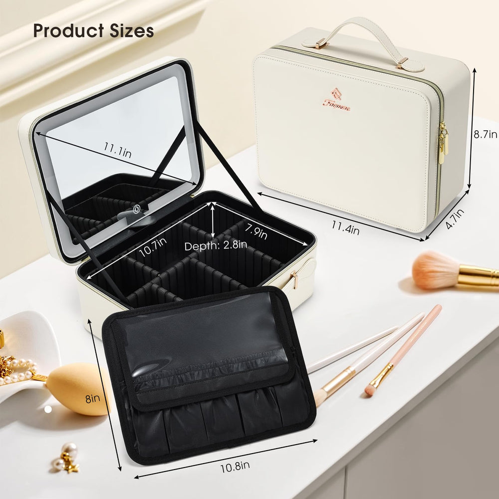 Faquenc Leather Makeup Case gift-ready packaging ideal for gifting occasions.