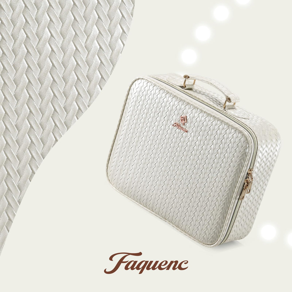 Faquenc removable EVA dividers protect cosmetics and prevent leaks during travel.