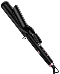 Farery 1-1/2 inch curling iron barrel closeup showing smooth even heat styling for long hair