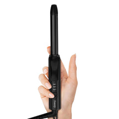 Farery mini curling iron with ceramic barrel for quick pixie cuts and portable styling.