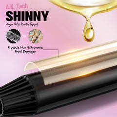 FARERY 11-heat-settings LCD display highlights precise temperature control for hair types.