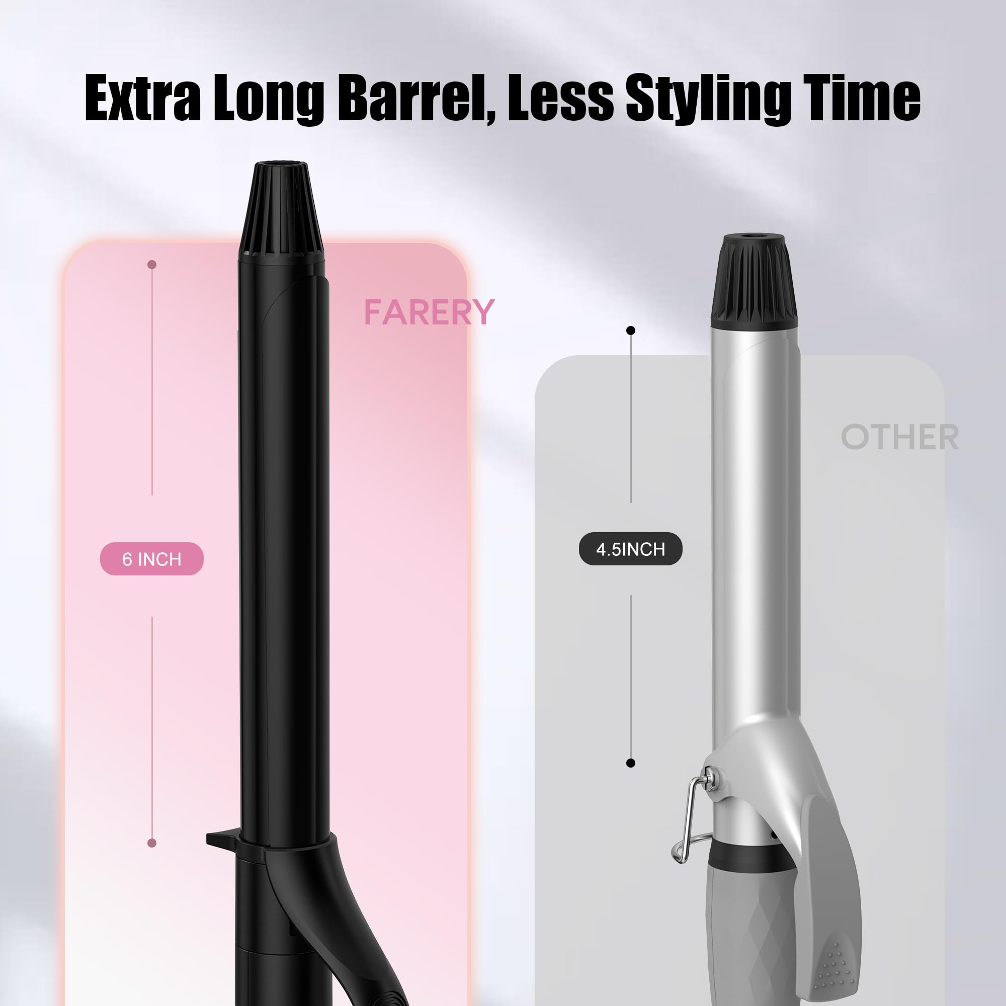 Farery 360 swivel cord enables tangle-free styling from every angle.
