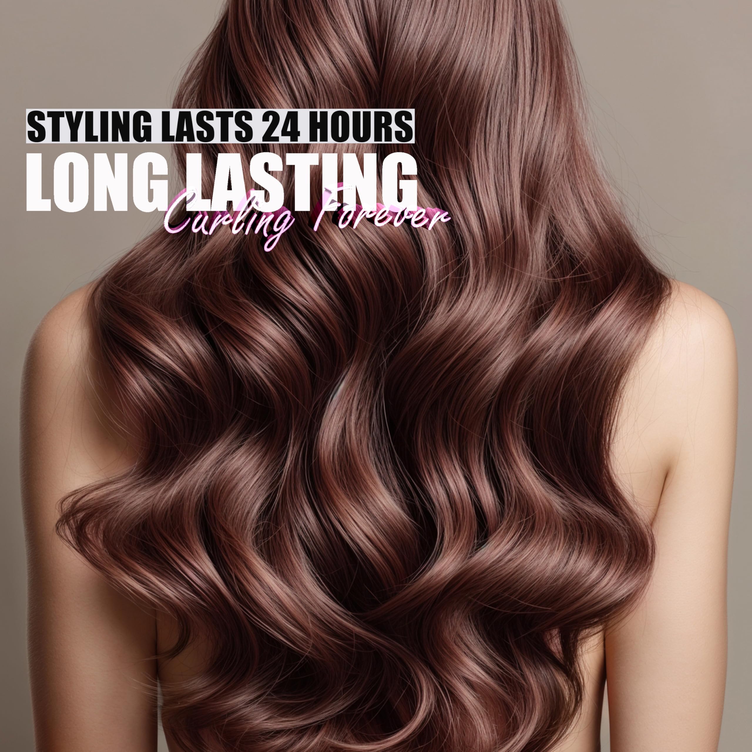 FARERY argan-oil-keratin-infused-barrel close-up demonstrates nourished, shiny styling.