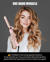 Farery 3/4 inch ceramic barrel close-up for tight ringlets and smooth finish.