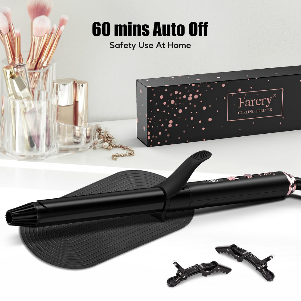 Farery includes two clips and a silicone pad for clean, protected sectioning.