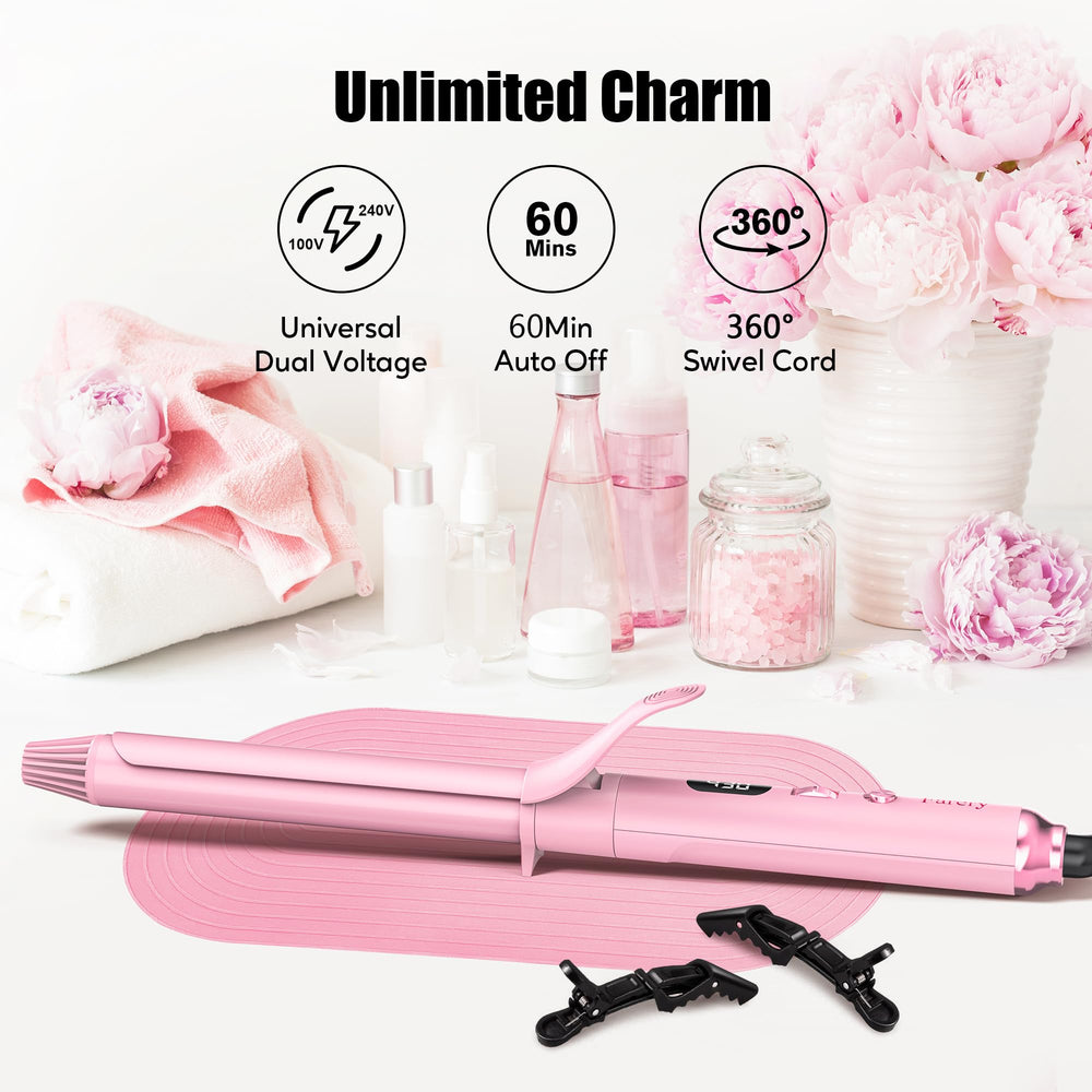 FARERY long-barrel design aids long hair styling