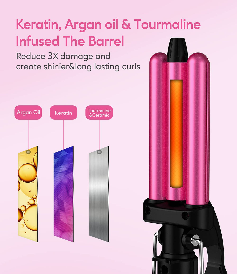 FARERY ceramic tourmaline coating ensures smooth heat distribution
