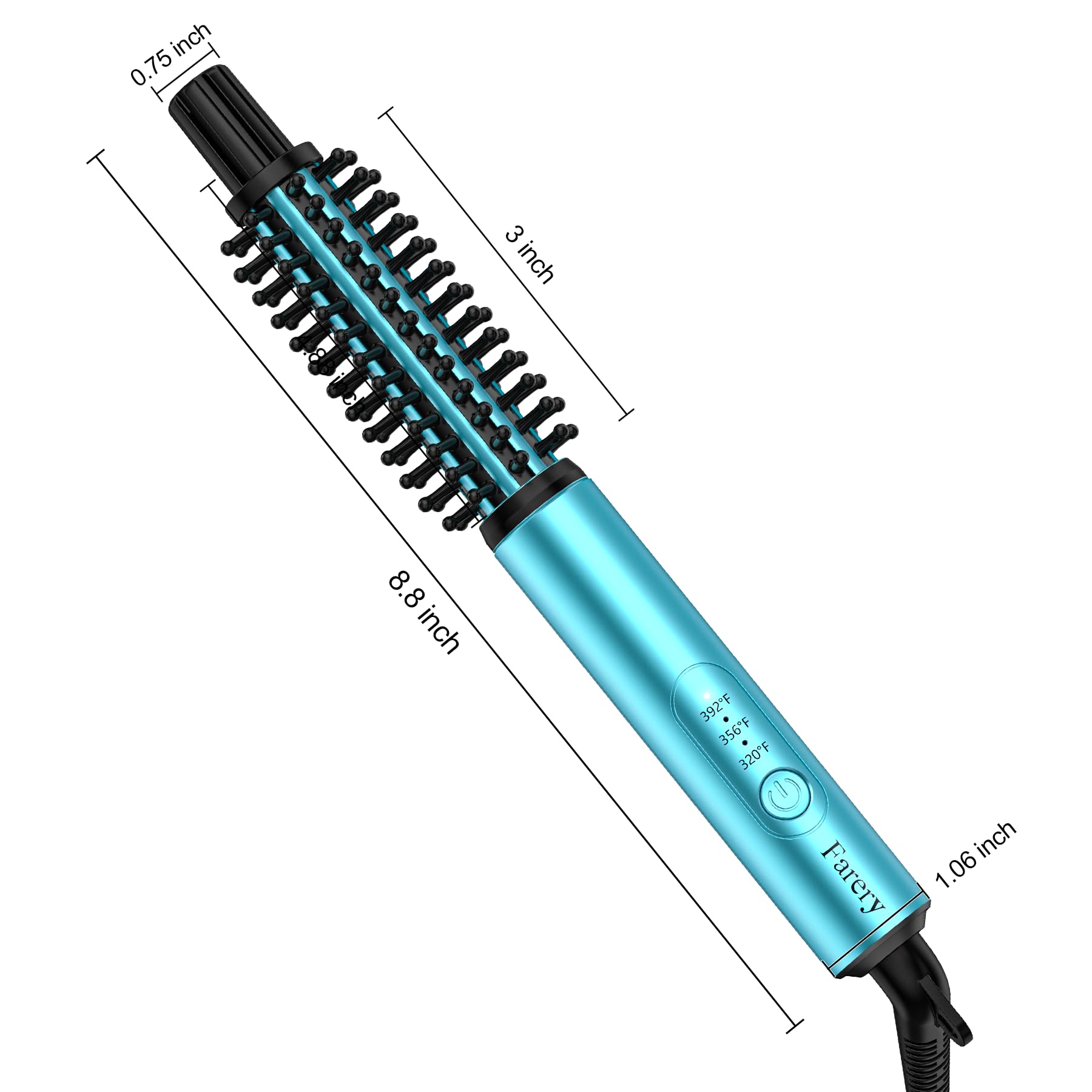 FARERY quick-curl-mini-iron for short hair delivers fast, subtle waves.
